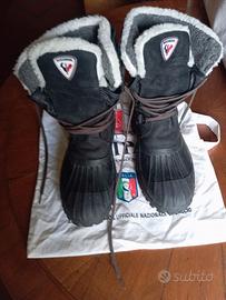 Stivaletti da neve Rossignol in camoscio taglia 42