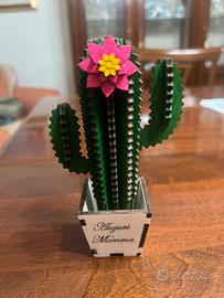 Piantina in taglio laser legno festa della Mamma