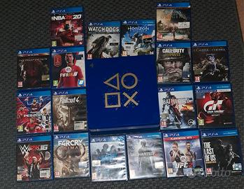 Ps4 edizione blu con 18 disci