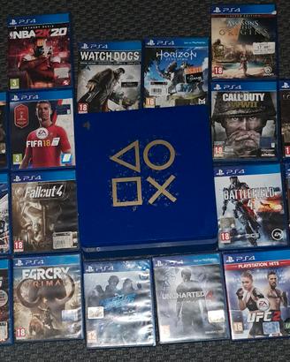 Ps4 edizione blu con 18 disci