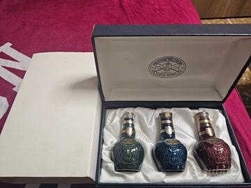 Raro trittico Royal Salute  Mignon Scotch  Whisky