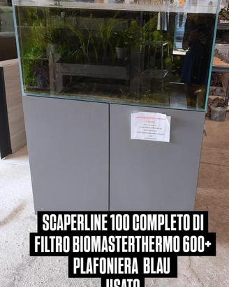 ACQUARIO SCAPERLINE 100 CON SUPPORTO USATO