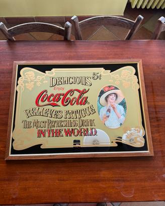 Specchio Coca Cola 75x55 Vintage
