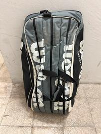 Set 3 racchette tennis Dunlop e Borsa Wilson