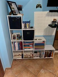 Libreria VASAGLE a cubi-Bianca ottime condizion