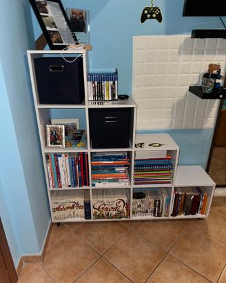 Libreria VASAGLE a cubi-Bianca ottime condizion