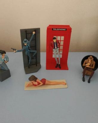 Set 5 Acton Figures Lupin 