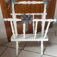 Portariviste-porta giornale Shabby