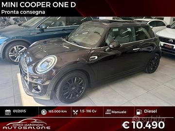 Mini COOPER One D 1.5 DIESEL TETTO finanziabile