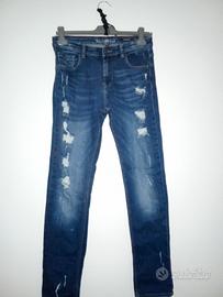 Jeans Guess slim fit strappati (taglia 16 anni)