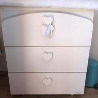 Cassettiera fasciatoio bagnetto nanan