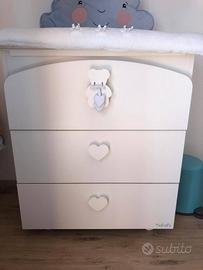 Cassettiera fasciatoio bagnetto nanan