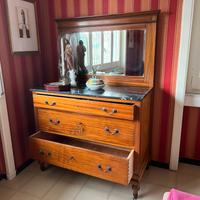 Camera da letto d'epoca completa