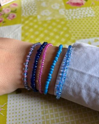 braccialetti con perline