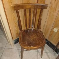 Sedia Vintage in Legno Curvato Stile Thonet/Bistro