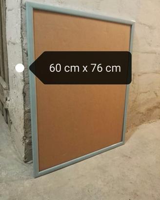 Cornice in legno azzurra 76 x 60 cm