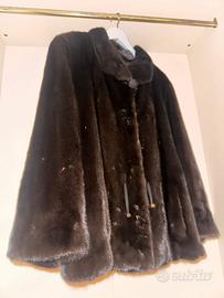 Pelliccia Braschi in visone originale, taglia 48.