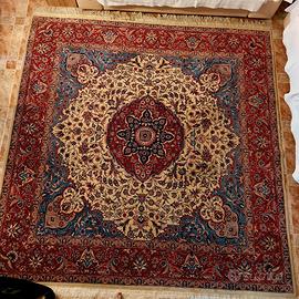 Tappeto Persiano Tabriz fatto a mano 250cmx250cm