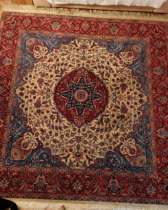 Tappeto Persiano Tabriz fatto a mano 250cmx250cm
