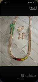 Pista  trenino Ikea in legno