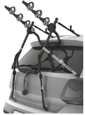 Portabici da portellone x 3 biciclette