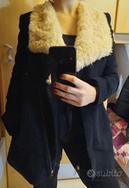 Cappotto con pelliccia sintetica Zara