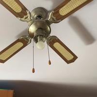 Lampadario con ventilatore