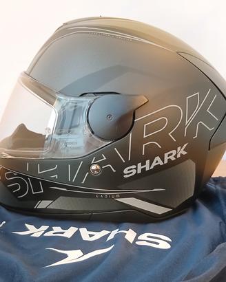 Casco Shark Integrale-Taglia S,Cadium