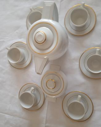 Servizio da caffè con zuccheriera e caffettiera 