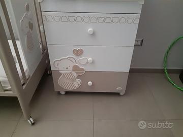 Culla  e cassettiera foppapedretti