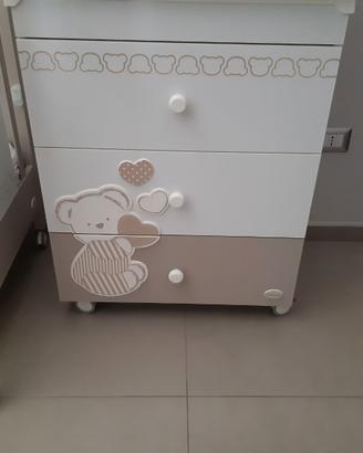 Culla  e cassettiera foppapedretti