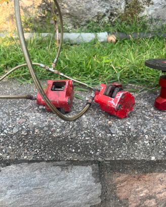 impianto freni kart