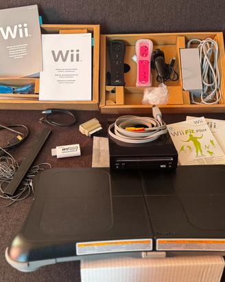 Wii fit plus pack con balance board + giochi