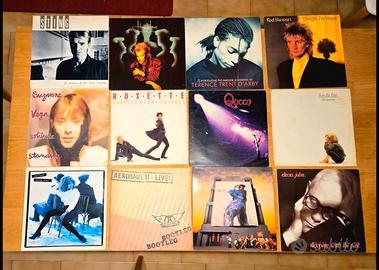 Lotto stock 32 vinili LP rock pop anni 70 / 80