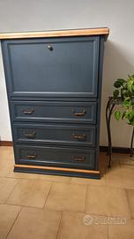 mobile cassettiera con anta a ribalta 