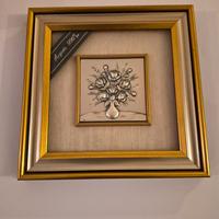 Quadretto Decorativo in Argento 996‰ a Sbalzo