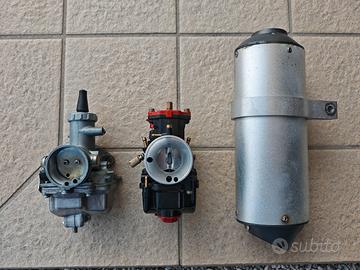 Carburatore e Terminale Pit Bike
