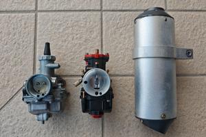 Carburatore e Terminale Pit Bike