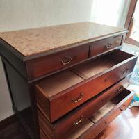 Cassettone comò in legno massello