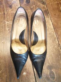 scarpe décolleté di pelle 