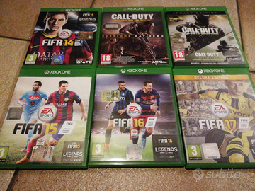 Xbox one call of duty e fifa