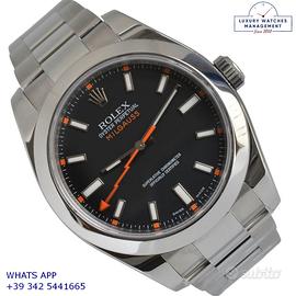 ROLEX Milgauss 116400 Black LumiNova Full Set 2012
