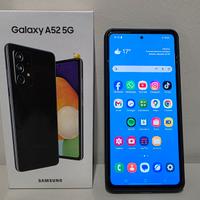 Samsung Galaxy A52 5G + custodia e caricabatterie