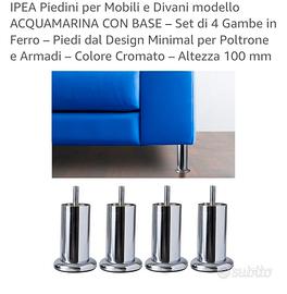 piedini per mobili h 10 cm
