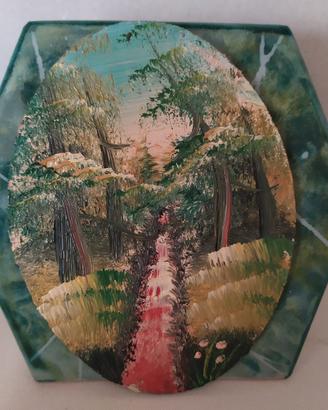 Orologio decorativo in ceramica di Vietri