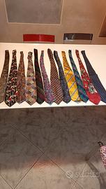 set 12 cravatte uomo