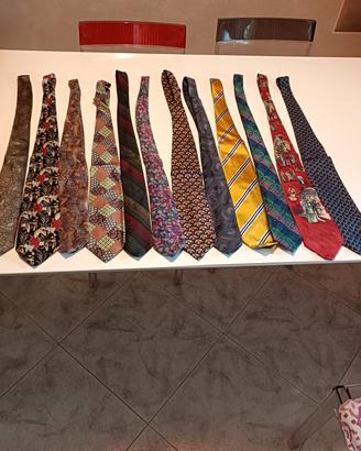 set 12 cravatte uomo
