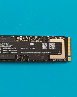 SSD NVME Gen5 Samsung 9100 PRO 4tb