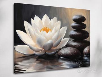 Stampa su tela 90x60 - Quadro "Equilibrio Zen"