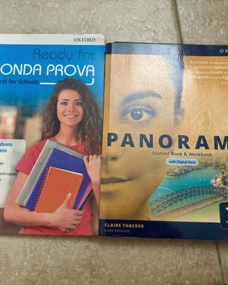Set di 3 Libri Inglese B2 Panoramic (NUOVI)